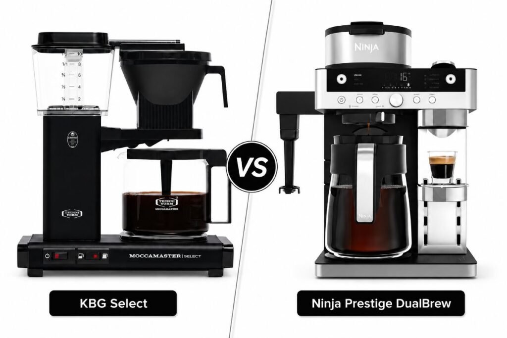 Moccomaster KBG Select vs Ninja DualBrew