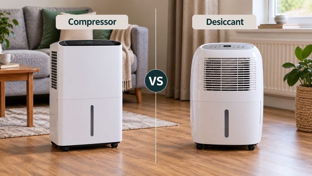 Compressor vs Desiccant Dehumidifier: Which is better?