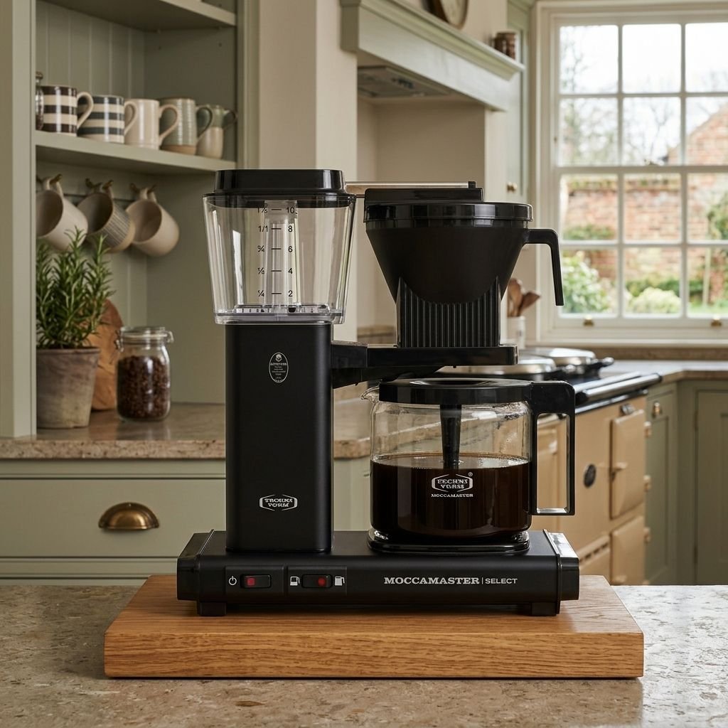Moccamaster KBG Select: Best Coffee Machine for Beginners - Black Coffee Drinkers