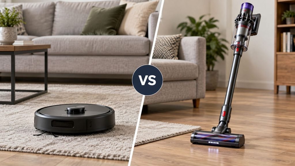 Robot Vacuum vs Cordless Vacuum Cleaner