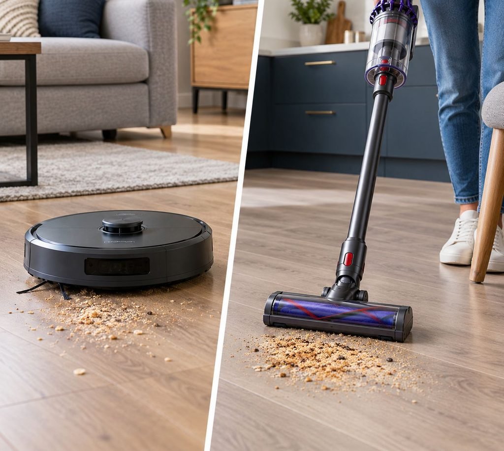 Robot Vacuum vs Cordless Vacuum Cleaner: which is better on hard floors