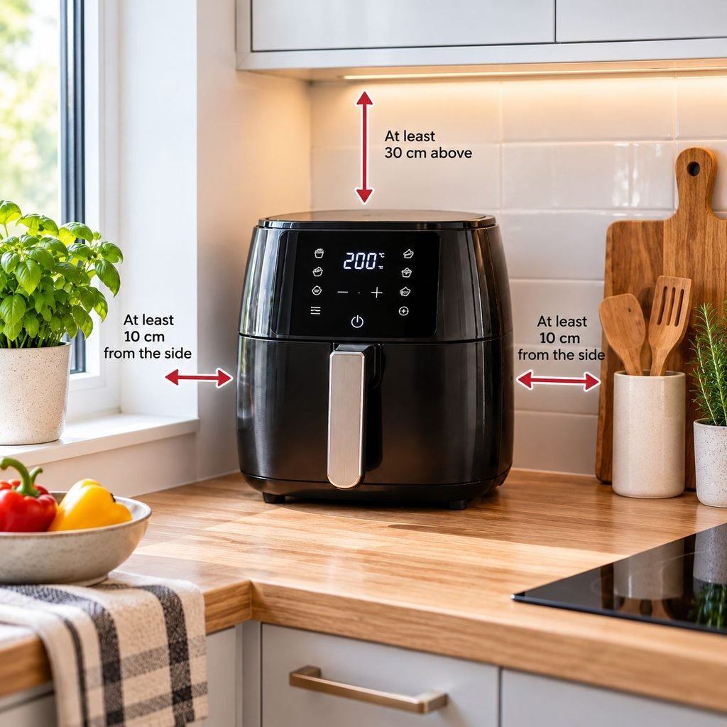 where should you put an air fryer
