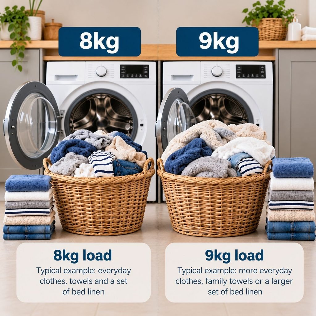 What does 8kg or 9kg actually mean?