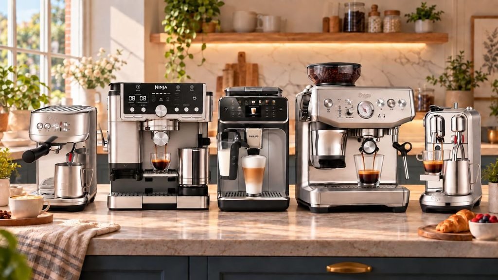 Best Coffee Machines for Cappuccino and Latte UK - Featured Image