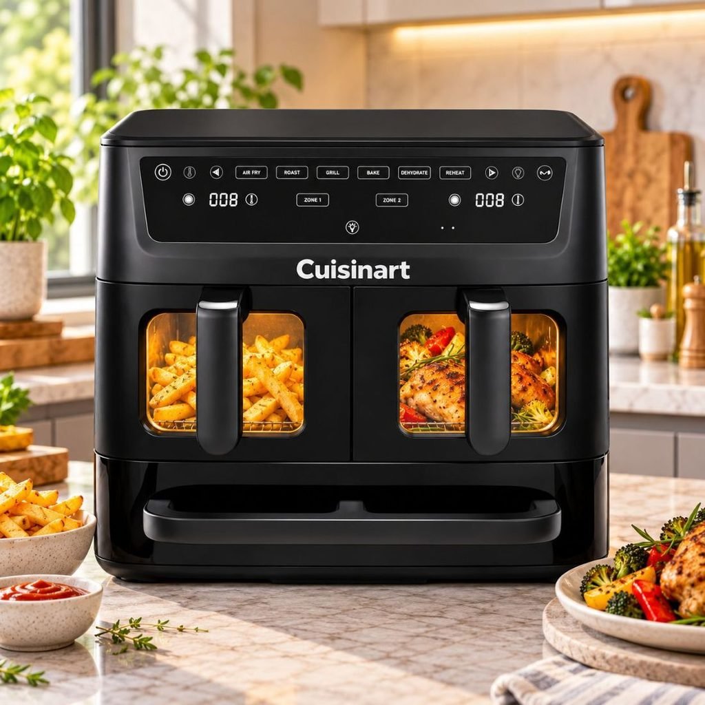 Cuisinart TriZone 13.6L (AFT13XSSU): best glass air fryer for large families