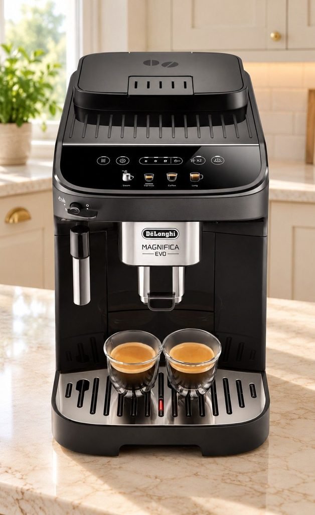 De'Longhi Magnifica Evo Coffee Machine UK Kitchen