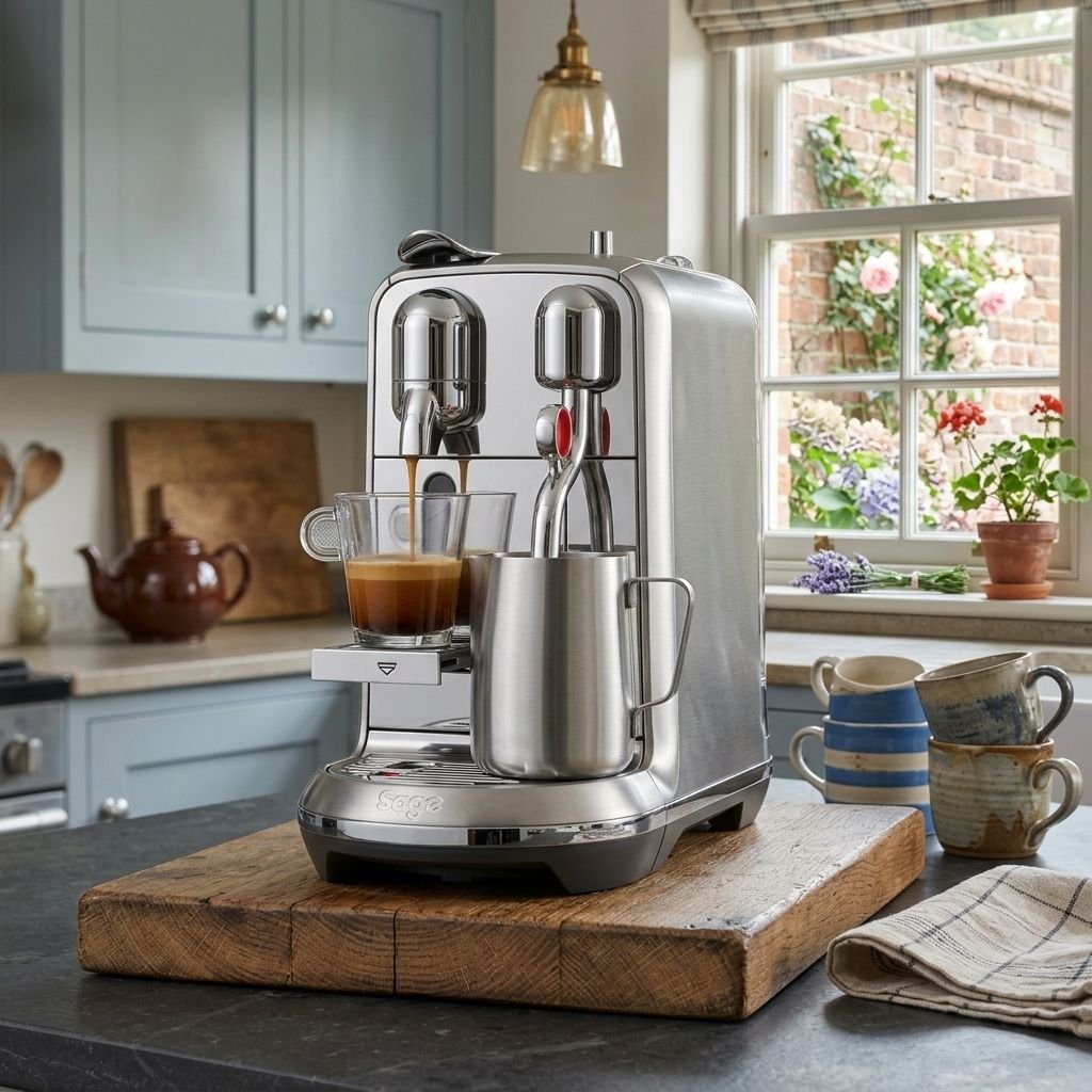 Nespresso Creatista Plus by Sage: best capsule coffee machine for cappuccino and latte