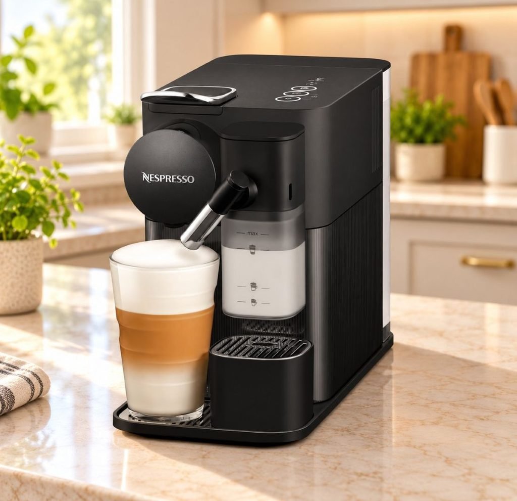 Nespresso Lattissima One Latte Coffee Machine UK Kitchen