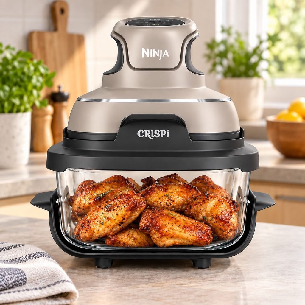 Ninja CRISPi 4-in-1 (FN101UK): best compact glass air fryer