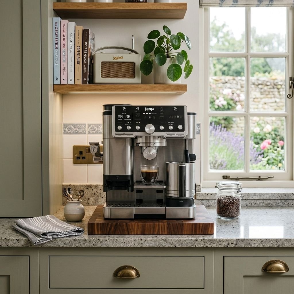 Ninja Luxe Cafe Pro Series: best all-rounder coffee machine with a grinder and hands-free milk cappuccino and latte